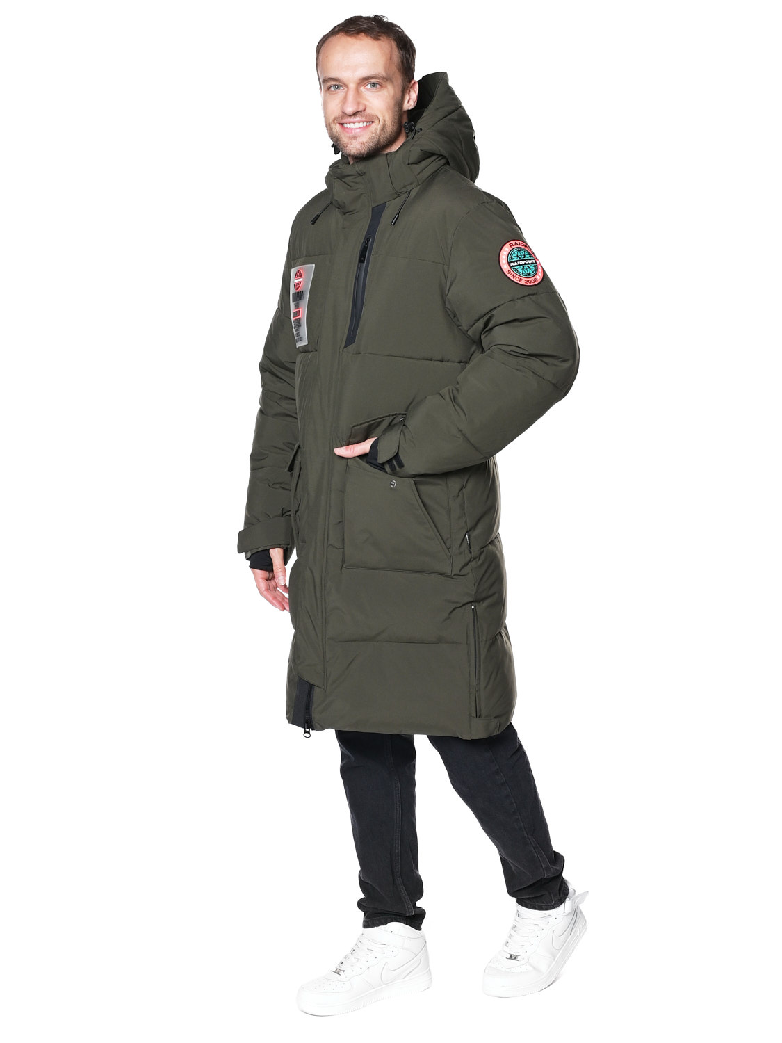 Пальто A-8910 Хаки