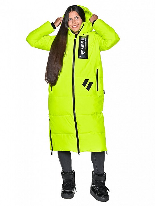 Пальто B-8901 Лимонный_фото_2