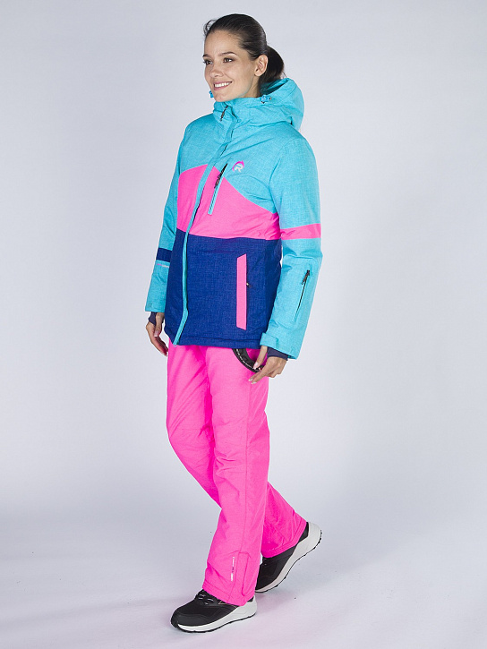 Куртка V-8763 Розово-голубой_фото_2