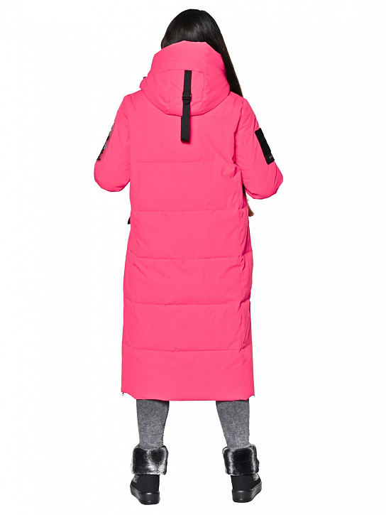 Пальто B-8910 Персиковый_фото_10