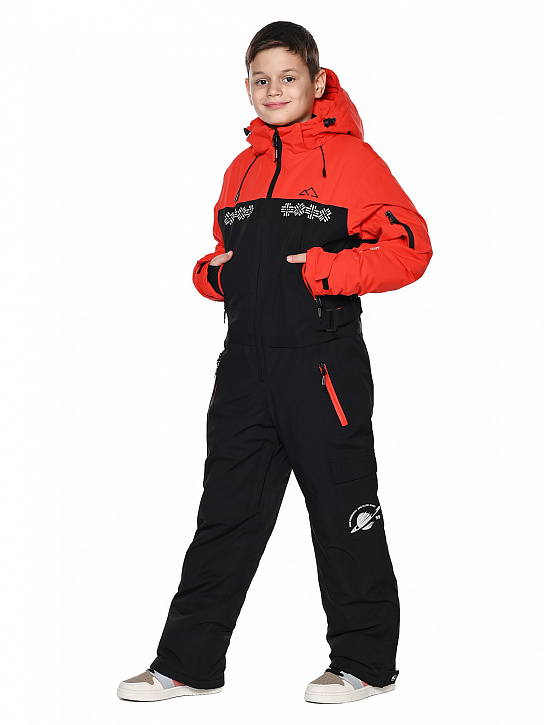 Комбинезон T-9092 Красно-черный_фото_5