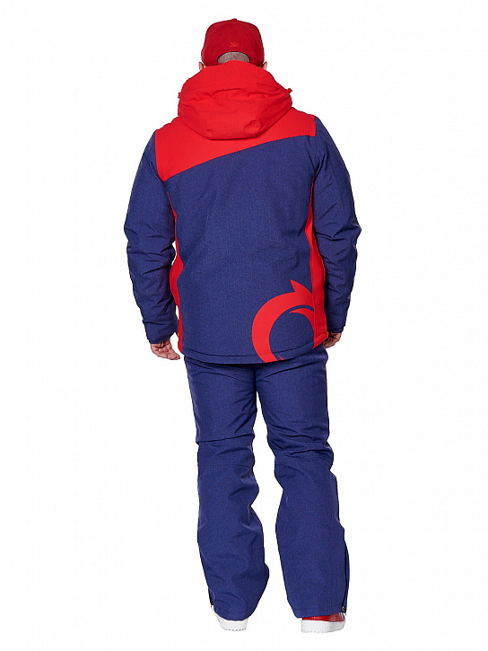 Брюки C-8080 Сине-красный_фото_4