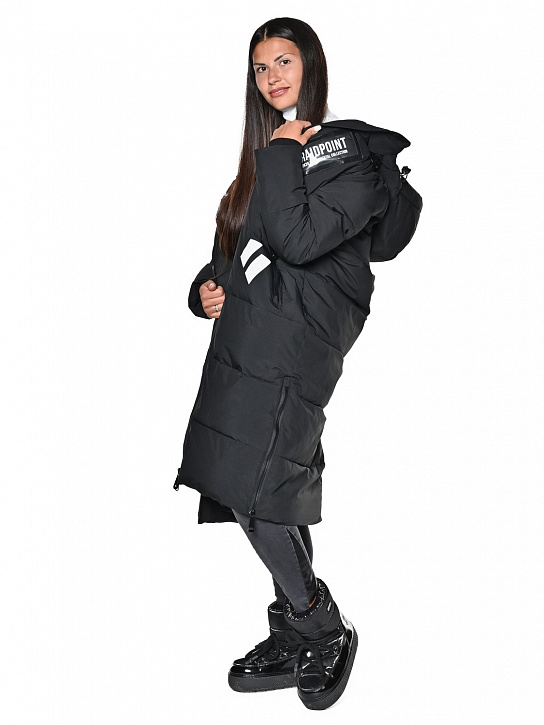 Пальто B-8901 Черный_фото_5