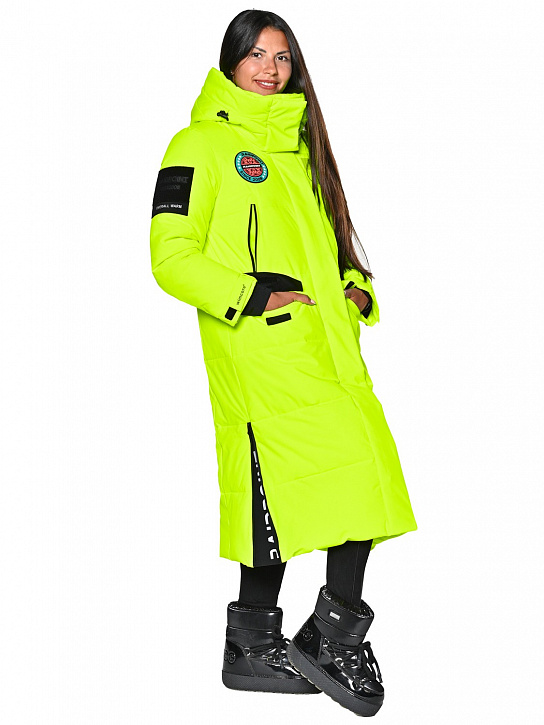 Пальто B-8910 Лимонный_фото_2