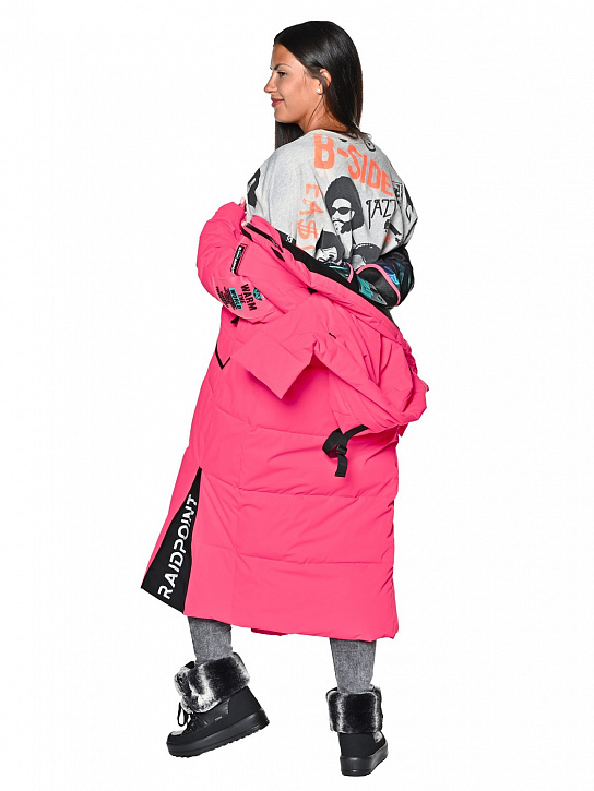 Пальто B-8910 Персиковый_фото_8