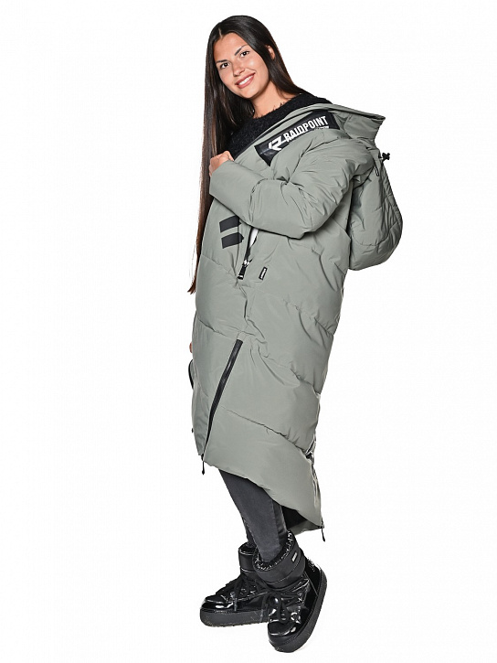 Пальто B-8901 Хаки_фото_4