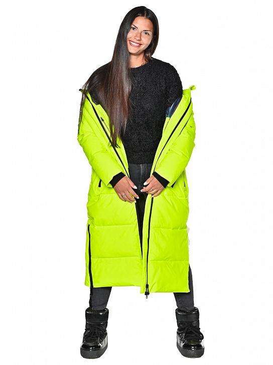 Пальто B-8901 Лимонный_фото_3