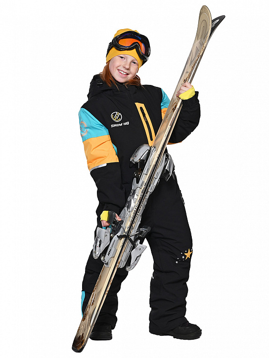 Комбинезон T-9080 Черный-голубой_фото_1