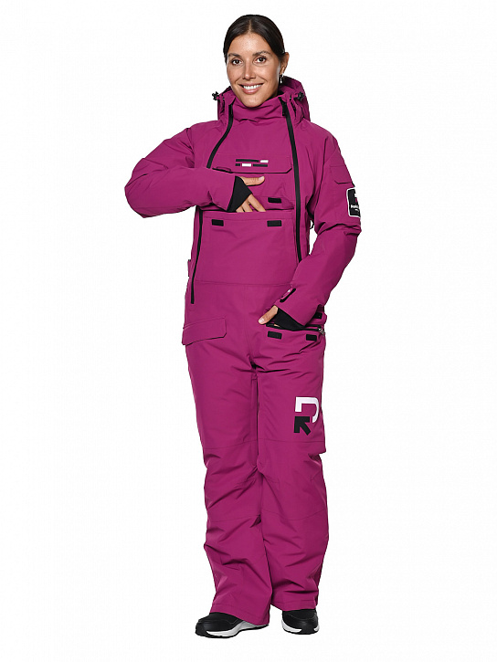 Комбинезон B-9051 Винный_фото_3