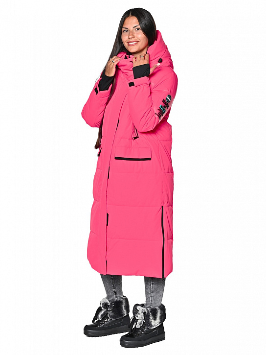 Пальто B-8910 Персиковый_фото_4