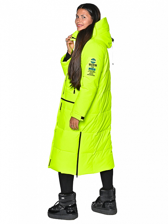 Пальто B-8910 Лимонный_фото_5