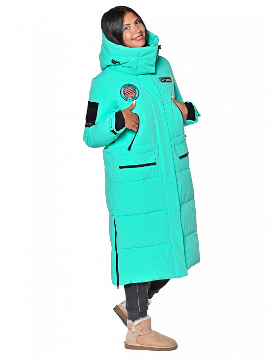 Пальто B-8910 Мятный_фото_2