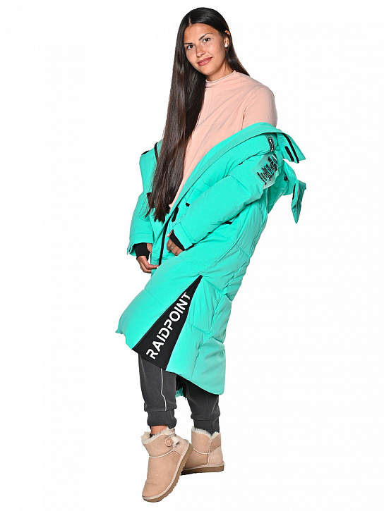 Пальто B-8910 Мятный_фото_5