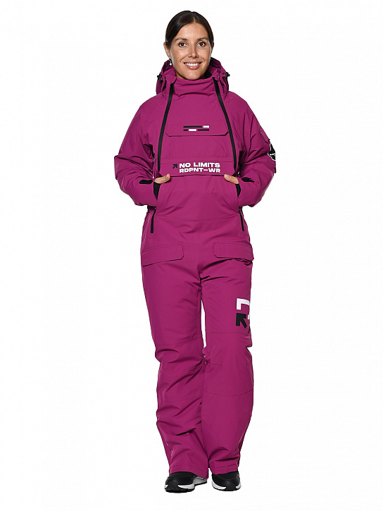 Комбинезон B-9051 Винный_фото_2