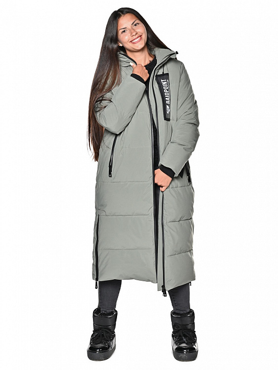 Пальто B-8901 Хаки_фото_2