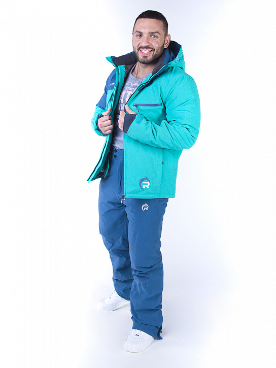 Костюм A-8709 Бирюзовый_фото_3