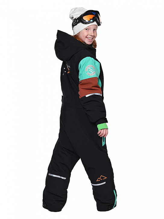 Комбинезон T-9080 Черно-бирюзовый_фото_7