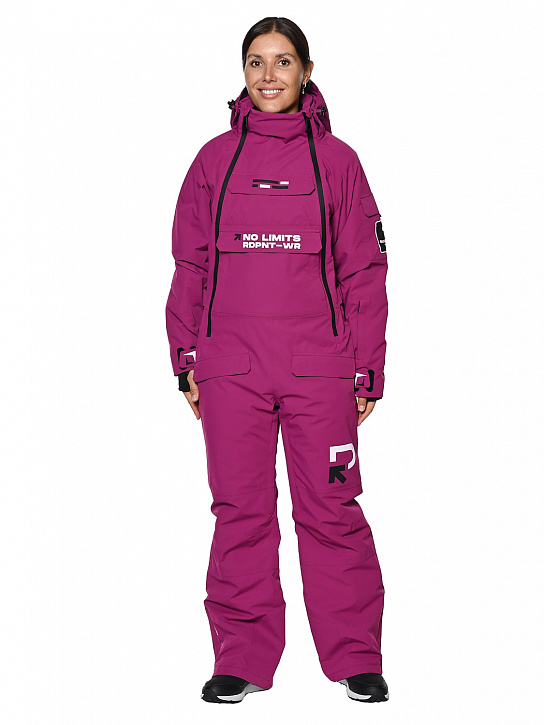Комбинезон B-9051 Винный_фото_1