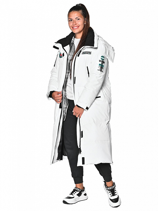Пальто B-8910 Белый_фото_7