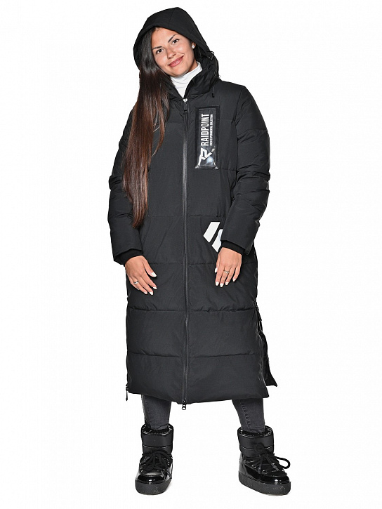 Пальто B-8901 Черный_фото_2