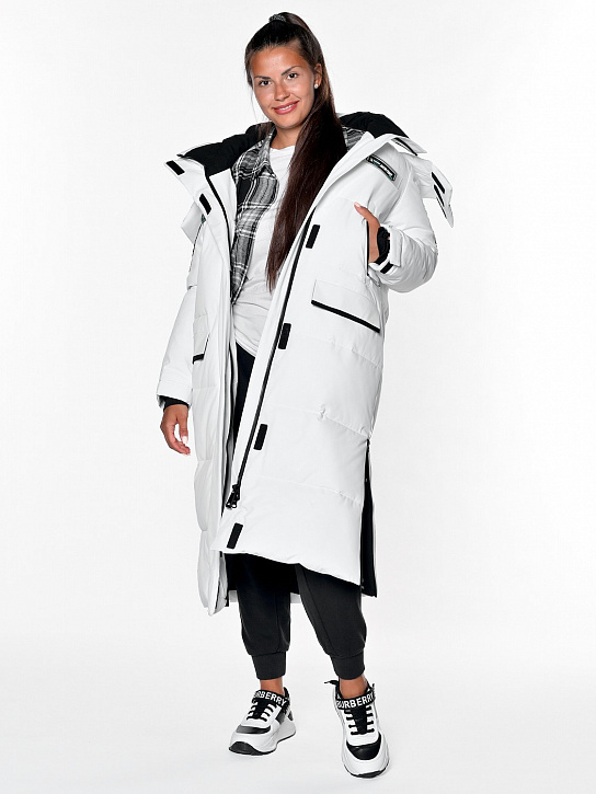 Пальто B-8910 Белый_фото_5