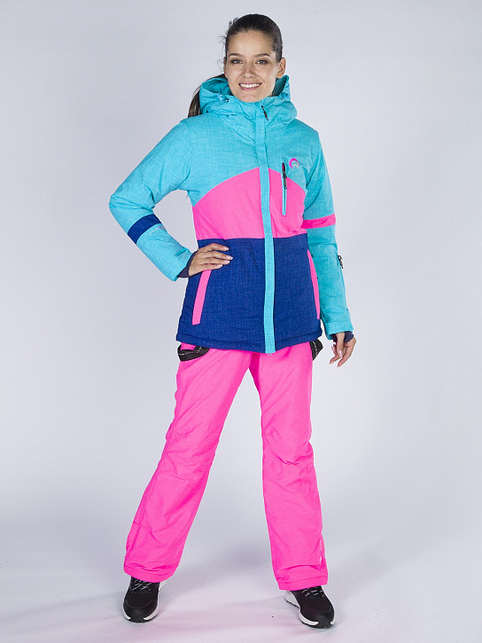 Куртка V-8763 Розово-голубой_фото_3
