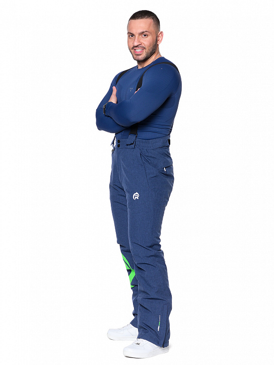 Брюки C-8080 Сине-зеленый_фото_3