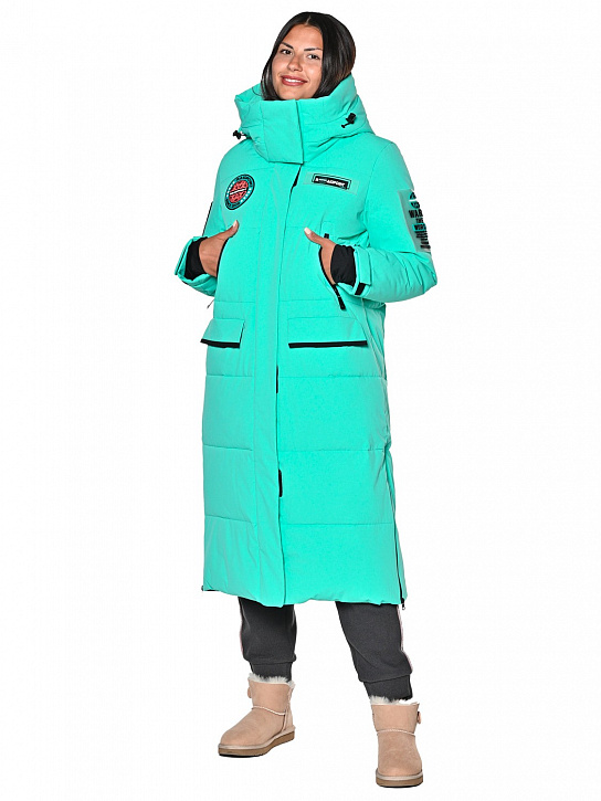 Пальто B-8910 Мятный_фото_1