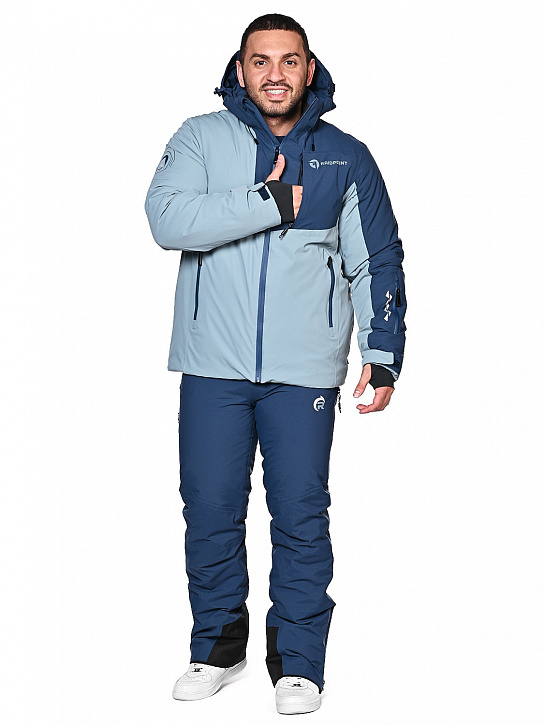 Костюм A-8981 Серо-голубой_фото_4