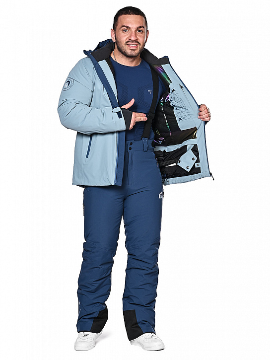 Костюм A-8981 Серо-голубой_фото_8