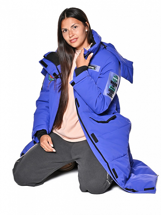 Пальто B-8910 Фиолетовый_фото_9