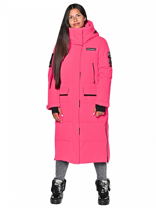 Пальто B-8910 Персиковый_фото_1