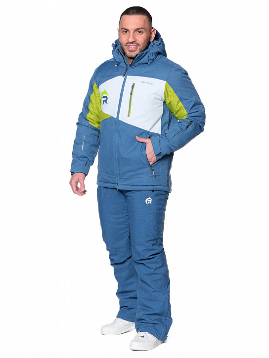 Костюм A-8639 Серо-голубой_фото_2