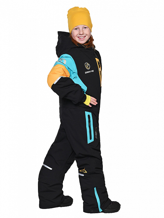 Комбинезон T-9080 Черный-голубой_фото_6