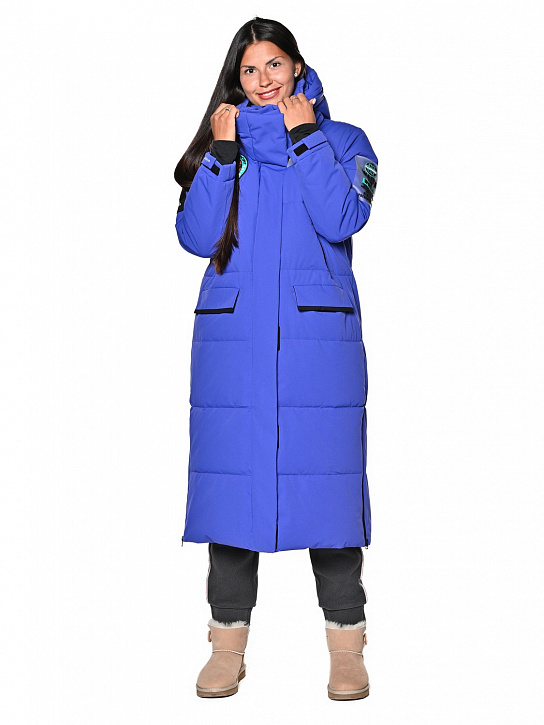 Пальто B-8910 Фиолетовый_фото_2