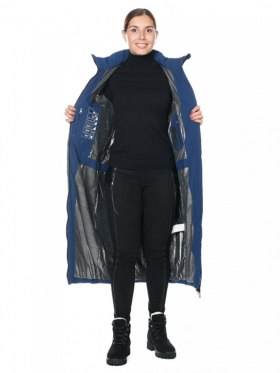 Пальто B-8813 Темно-синий_фото_8