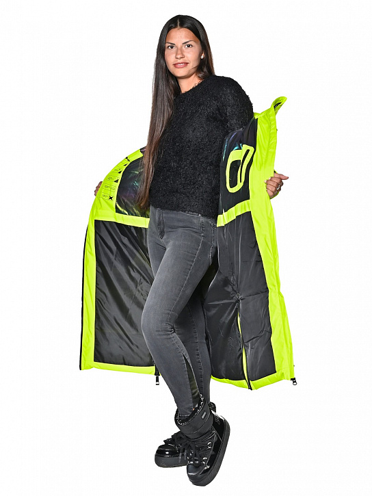 Пальто B-8901 Лимонный_фото_6