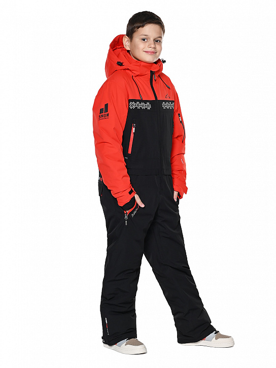 Комбинезон T-9092 Красно-черный_фото_4