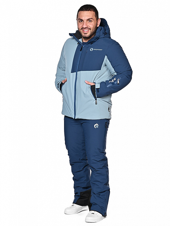 Костюм A-8981 Серо-голубой_фото_3