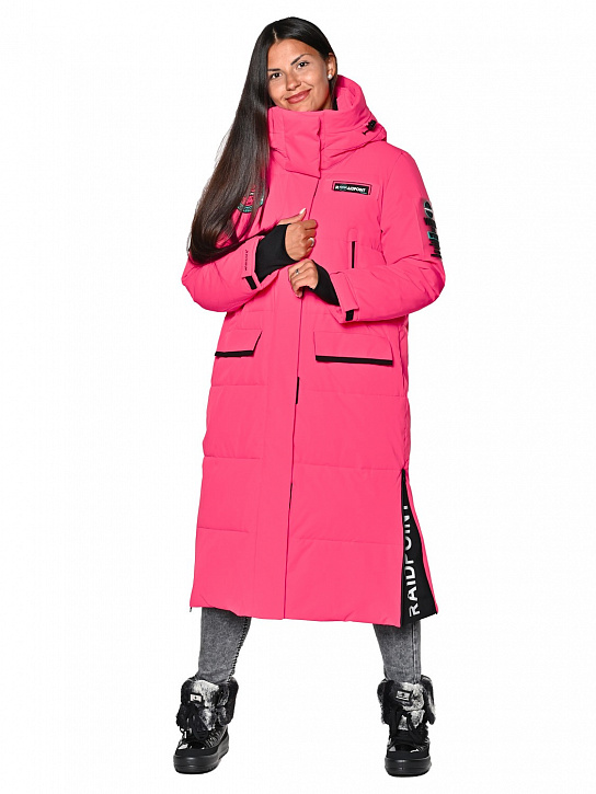 Пальто B-8910 Персиковый_фото_3