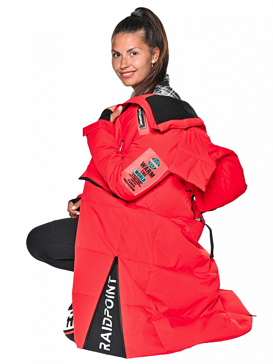 Пальто B-8910 Красный_фото_8