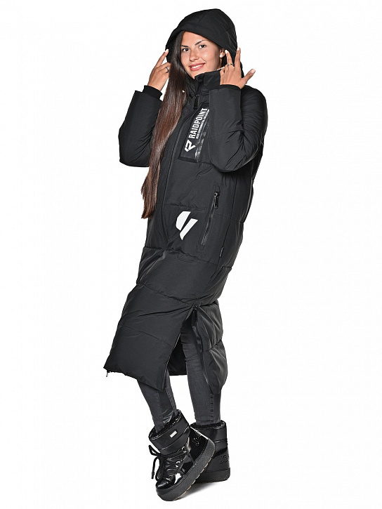 Пальто B-8901 Черный_фото_3