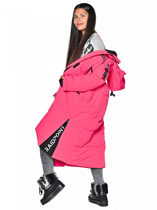 Пальто B-8910 Персиковый_фото_6