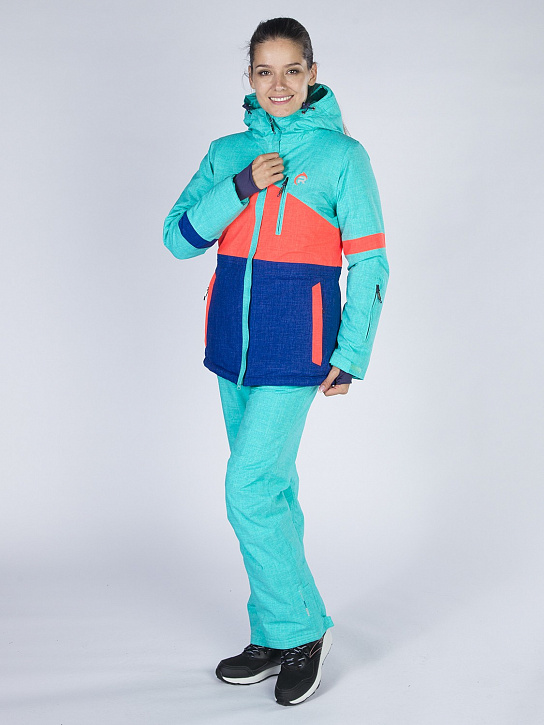 Куртка V-8763 Бирюзовый_фото_3