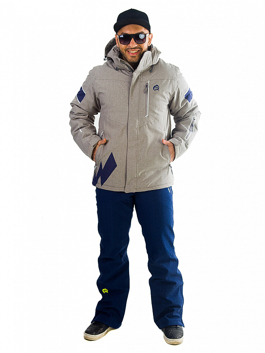 Костюм A-8638 Серо-синий_фото_2