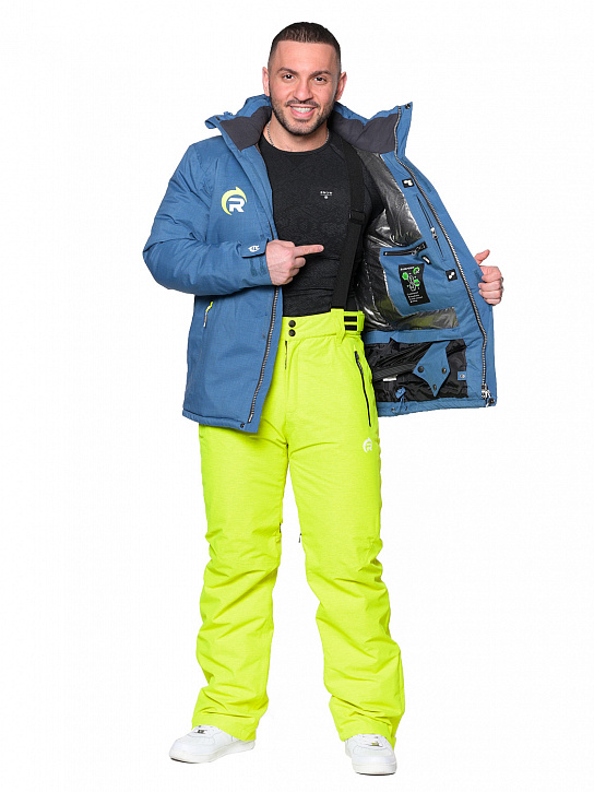 Костюм A-8652 Лимонно-синий_фото_7